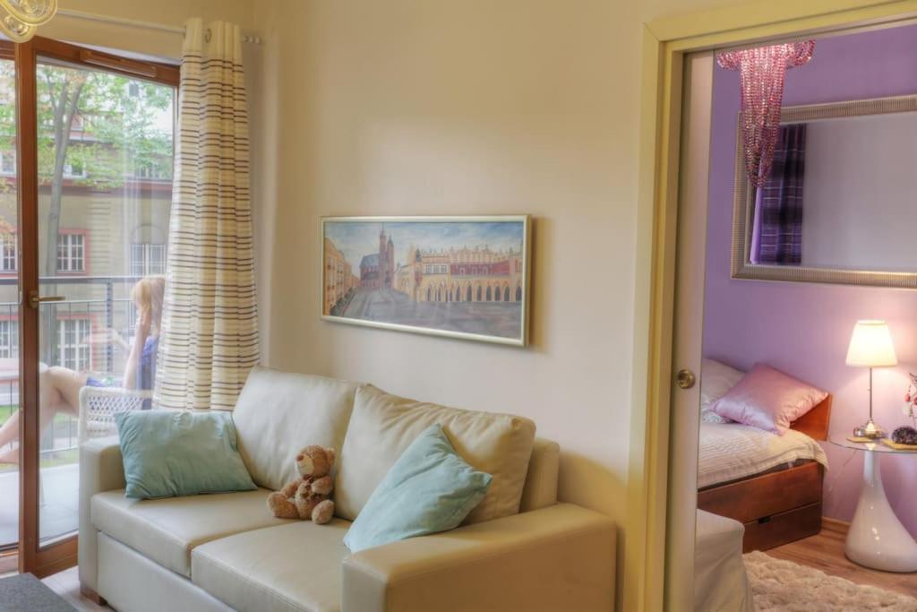 Ekskluzywny Apartament W Centrum Z Balkonem I Parkingiem 크라쿠프 외부 사진